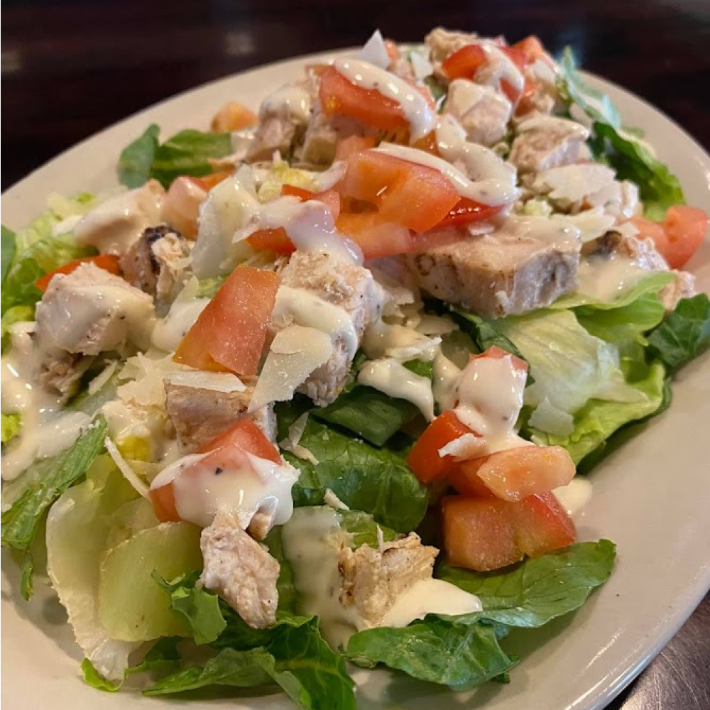 Caesar Salad with added chicken